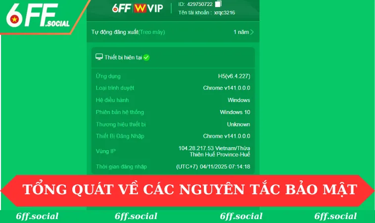 Cái nhìn tổng quát về các nguyên tắc bảo mật của nhà cái