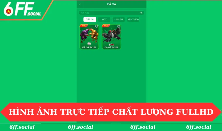 Hình ảnh trực tiếp chất lượng fullHD