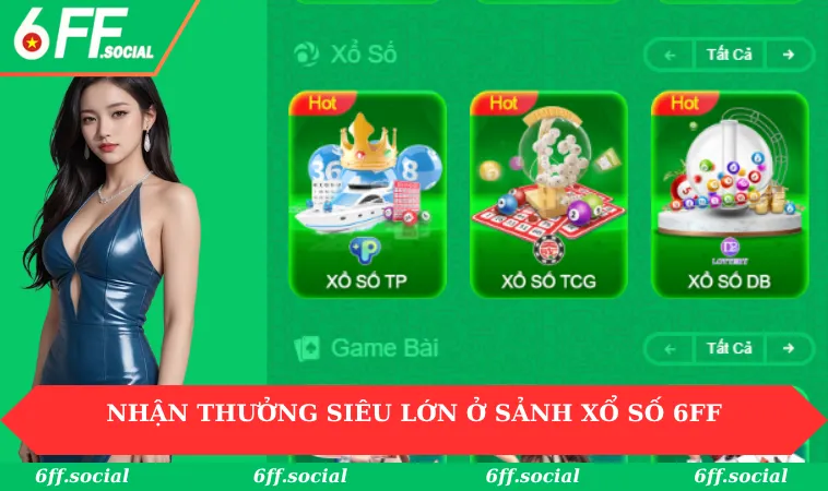 Nhận thưởng siêu lớn ở sảnh Xổ số