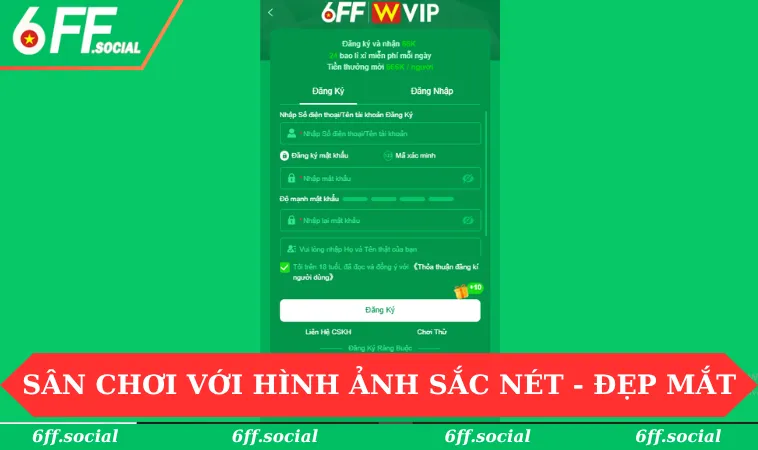 Sân chơi với hình ảnh sắc nét - đẹp mắt