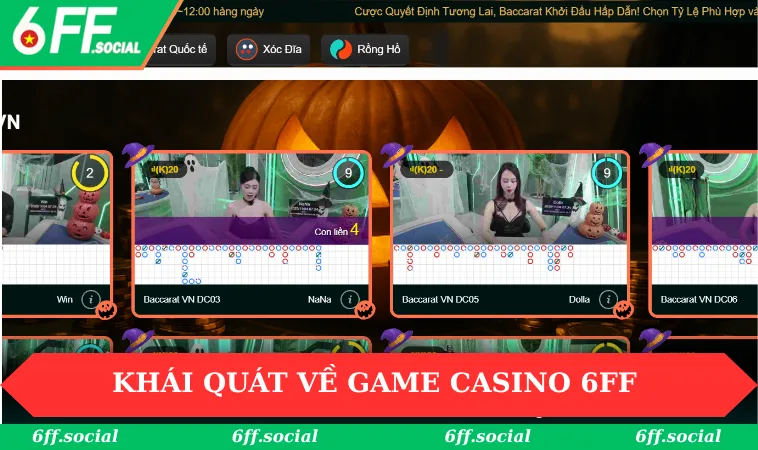 Thông tin khái quát về game Casino 6FF 