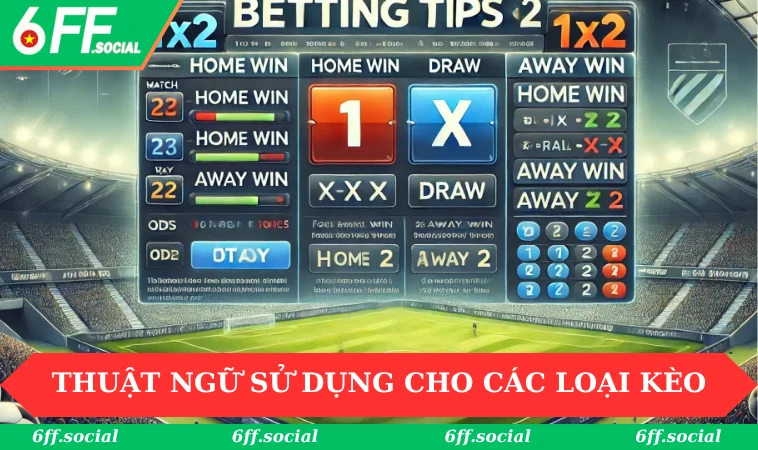 Thuật ngữ sử dụng riêng cho các loại kèo